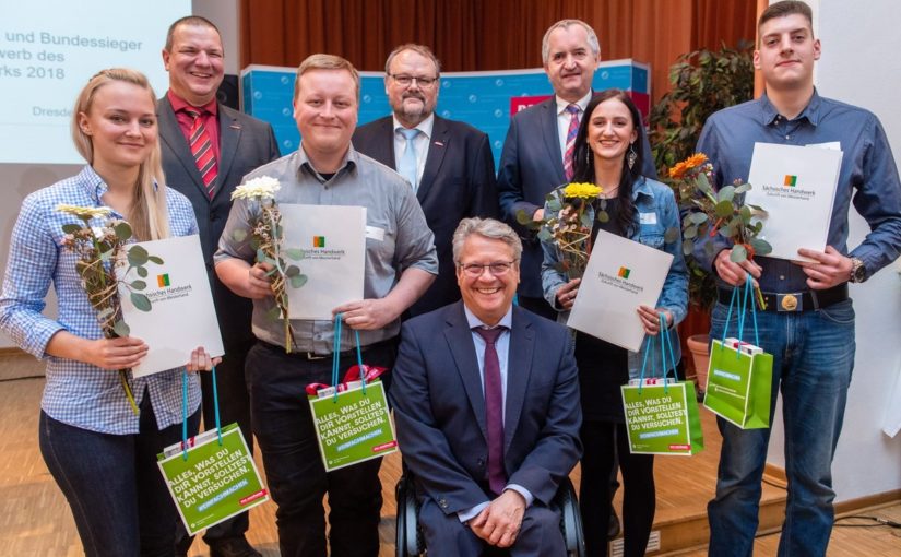Sachsens Handwerker ehren die Berufsnachwuchs-Elite des Jahrgangs 2018 in Dresden (8. Februar 2019)