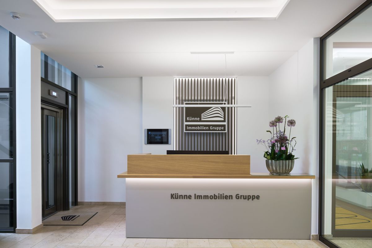 Künne Immobilien Gruppe – Innenausbau Neubau Firmensitz Leipzig